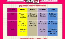 Cursos didácticos – Horario