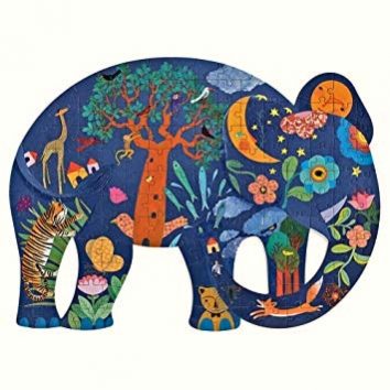Puzz Art 150 piezas Elefante de Djeco