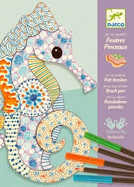 Rotuladores y lápices de color animales de Djeco