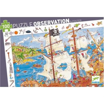 Puzzle observación piratas Djeco