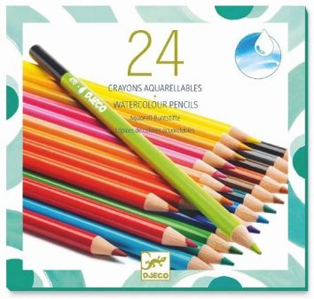 24 lápices acuarelables