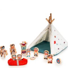 tribu de indios y tipi Lilliputiens