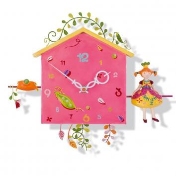 Reloj de pared La pequeña princesa de L´Oiseau Bateau