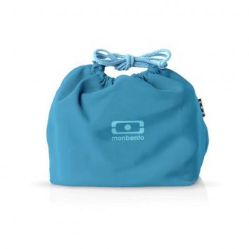 Bolsa para caja almuerzo Monbento en color azul denim