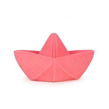 Barco origami látex rosa de Oli & Carol