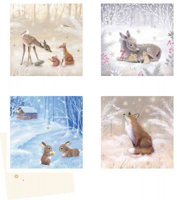Mini calendarios de Adviento Adorable Fauna de Invierno de Spiegelburg