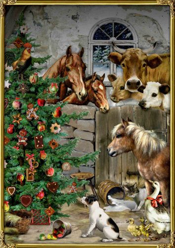 Mini calendario de Adviento Navidad en el establo de Spiegelburg