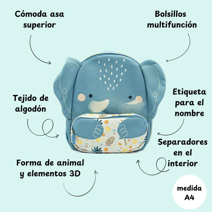 mochila-junior-elefante-sassi-5 blank